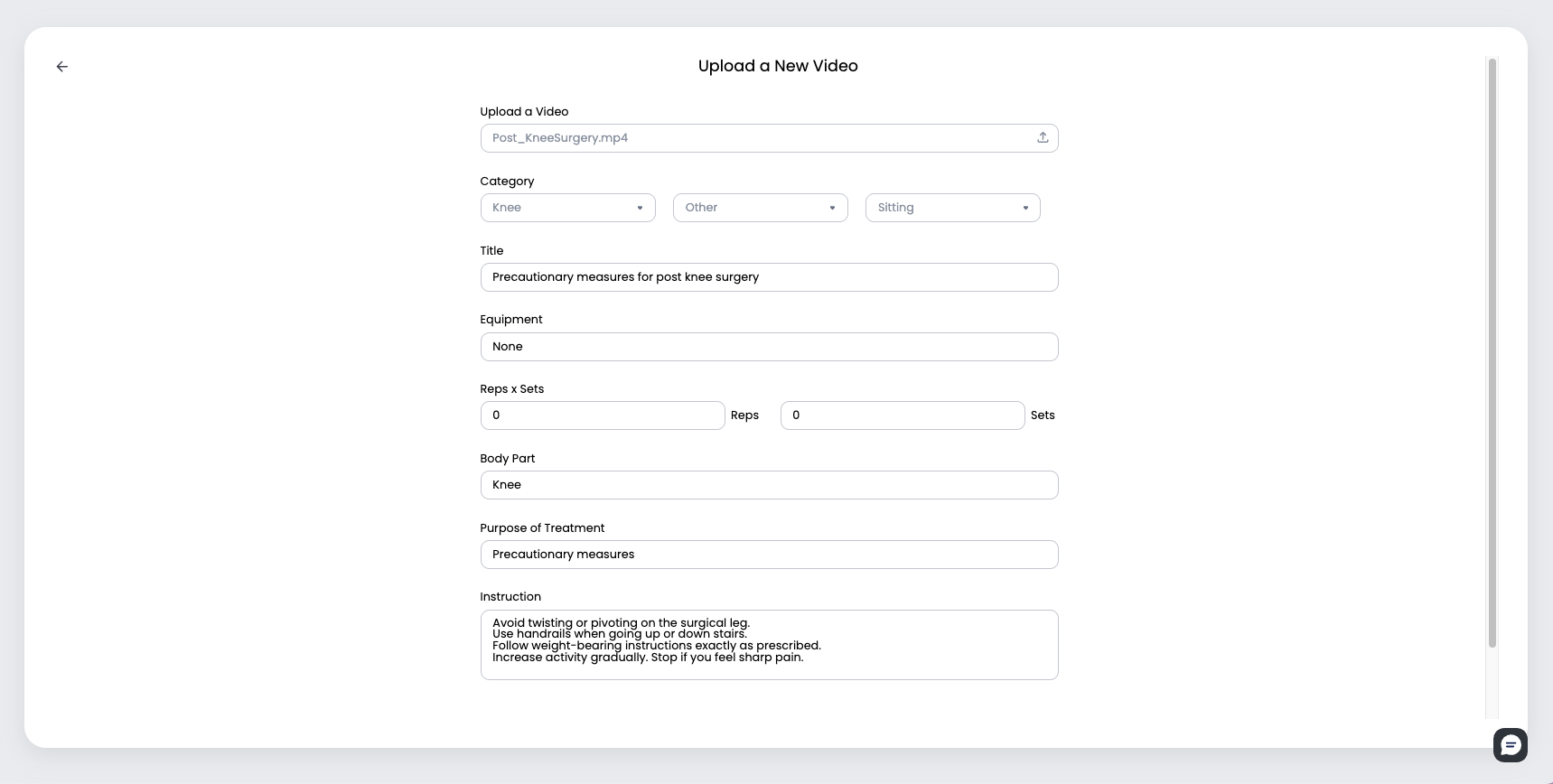 patient dashboard screenshot